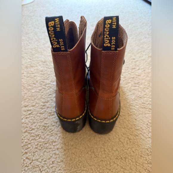 Doc Martens Leona Platform Combat Boots - Picture 6 of 8